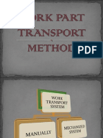 Work Part Transport Method