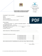 Demande D'option À L'impôt Sur Les Sociétés: DR/ DP Ou DIP De: Modèle AAC010F-17I Date de Dépôt