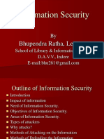 Information Security: Bhupendra Ratha, Lecturer