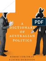 A Dictionary Australian Politics