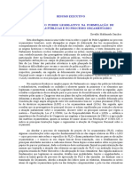 O PAPEL DO PODER LEGISLATIVO NA FORMULAÇÃO DE POLITICAS PUBLICAS