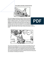 Treaty of Versailles and Policy of Appeasement