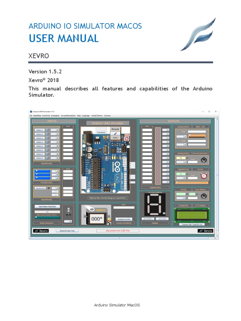 User Manual: Arduino Io Simulator Macos | PDF | Arduino | Mac Os