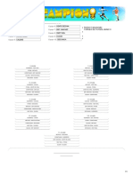 Crear Calendario Fixture para Torneos de Futbol Con 10 Equipos