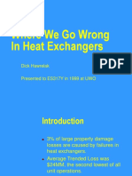 Where We Go Wrong in Heat Exchangers: Dick Hawrelak