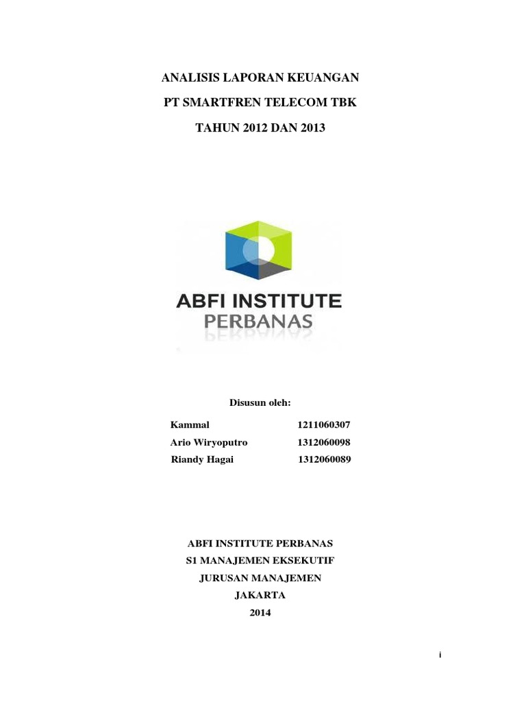 251632927 Analisis Laporan Keuangan Pt Smartfren Tbk