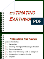 Estimating Earthwork