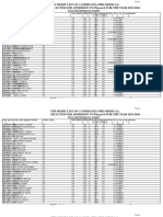 5th Merit List (Pre-Medical) PDF