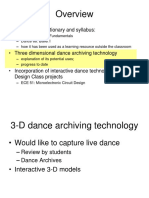 Interactive dance tech ECE class projects