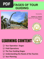 Four Stages of Tour Guiding Explained | PDF