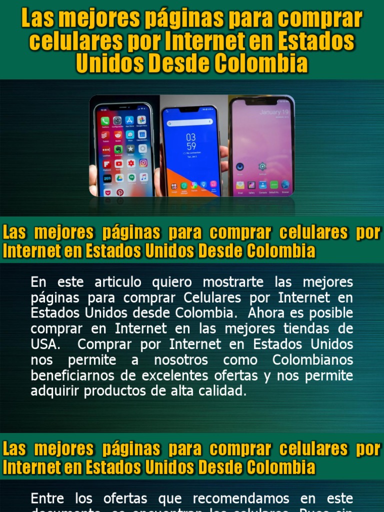 Las Mejores Páginas para Comprar Celulares Por en Estados