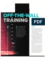 Off-The-Wall Training - March 2019 Speaker Magazine
