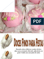 Receitas doces festas renda