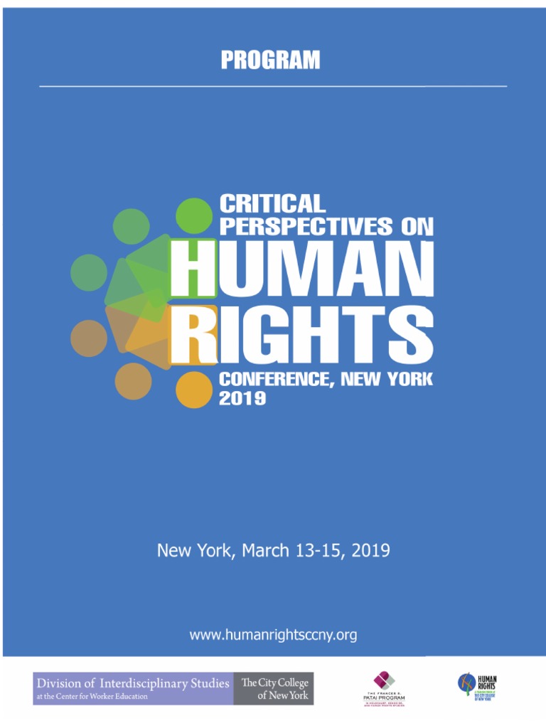 Critical Perspectives On Human Rights Conference - Program - New York ...
