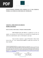 Defesa de Lula pede que ex-presidente vá ao enterro do neto