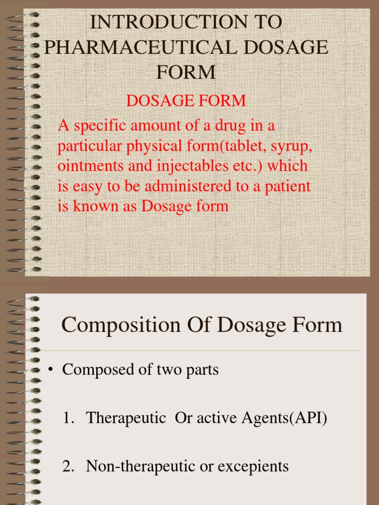 Introduction to Pharmaceutical Dosage Forms | PDF | Tablet (Pharmacy ...