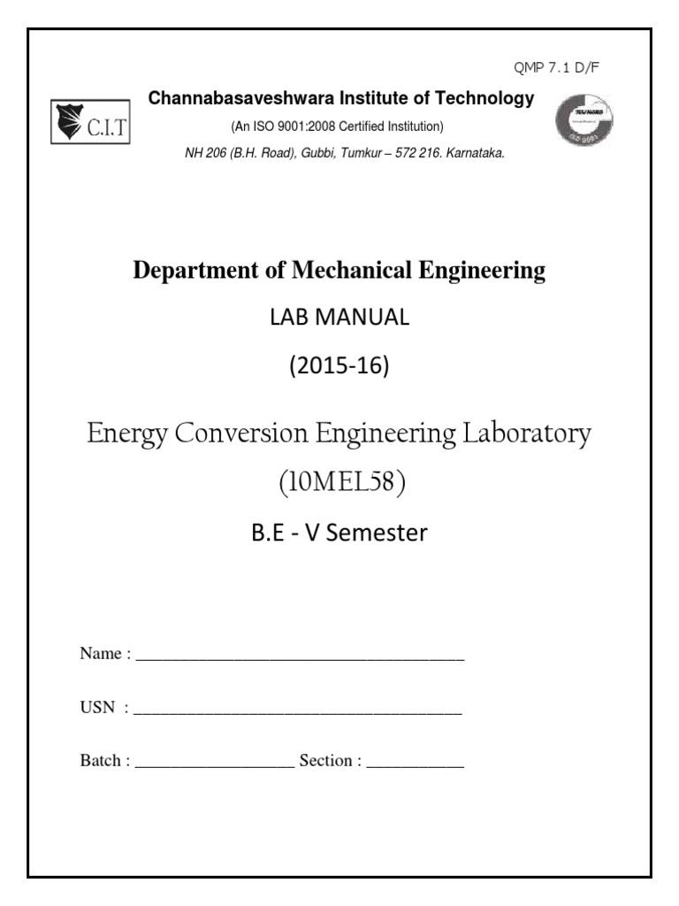 EC Lab PDF | PDF | Internal Combustion Engine | Combustion
