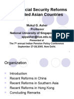 Recent Social Security Reforms in Selected Asian Countries