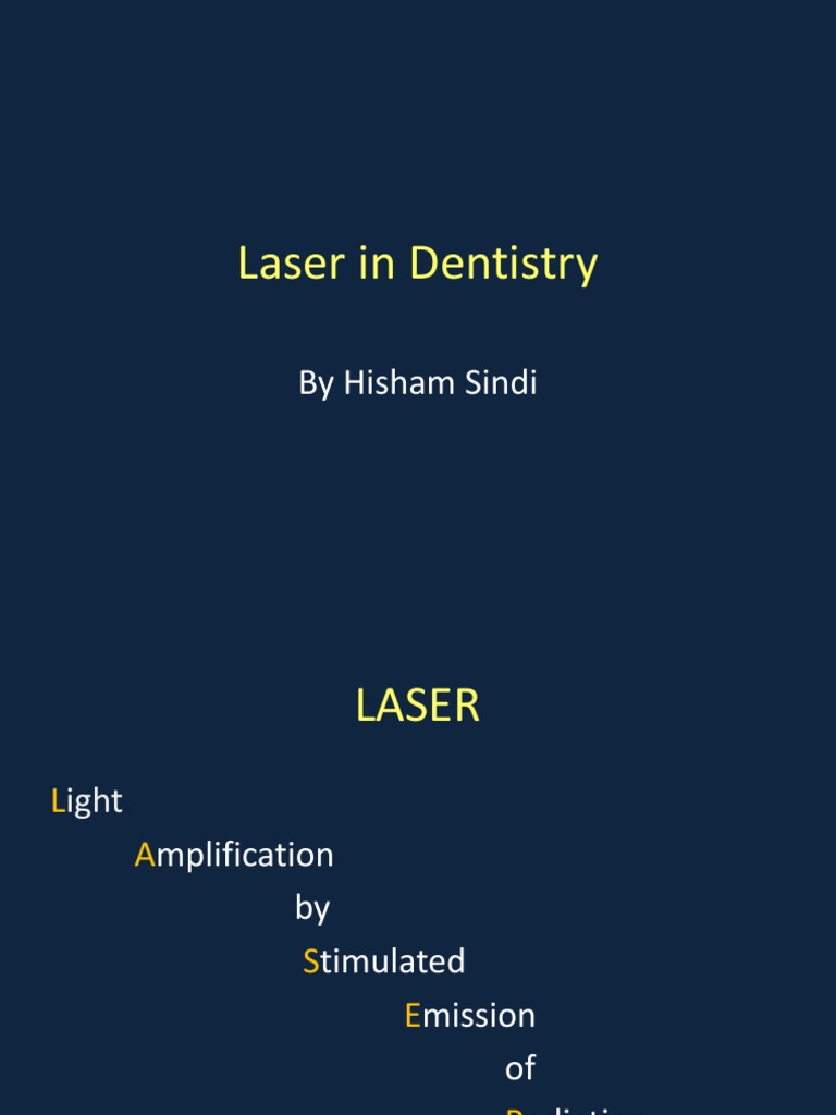 Laser in Dentistry PDF Laser Optics