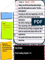 Out of Class: Finish Reading Chapters 1-8.: Identify The Course Goals and Their Significance To You