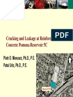 Concrete Reservoir Cracking and Leakage Issues