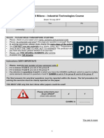 Exam 19 July 2017 Industrial