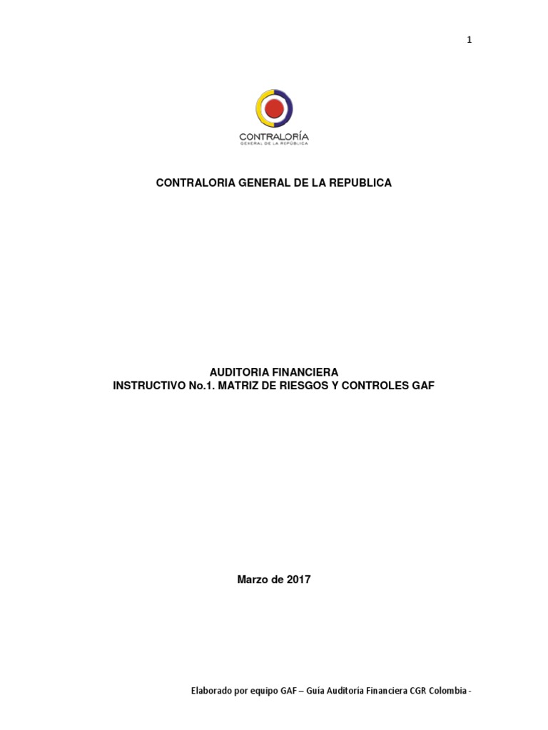 Matriz de Riesgos y Controles en Auditoría | PDF | Contabilidad | Auditoría