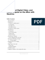 dBox Analog and Digital Video Audio Outputs