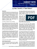 V17-006 the Multi-Asset Buy Side Overkill or Table Stakes Final