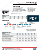 Panel Mount: Series 1 240 VAC