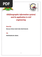 GIS (Geographic Information System) and Its Application in Civil Engineering