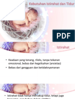 Kebutuhan Istirahat Dan Tidur