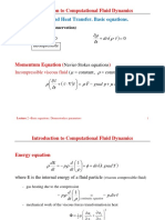 Fluid Mechanics and Heat Transfer. Basic Equations.: Introduction To Computational Fluid Dynamics