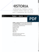 Historia Argentina, América Latina y Europa Entre Fines Del S XVIII y Comienzos Del XX - Santillana PDF