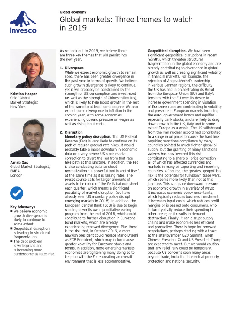 2019 Global Market Insights | PDF | Financial Markets | Investing