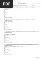 Sat Boot Camp #2 Sig Figs, Conversions, Density ... Score:: 2.148 2.15 2.1 2.2 None of The Above