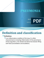 Pneumonia: Nur Yahya, T 05/1087561/KU/11522