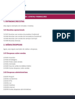 Plano de Contas Financeiro