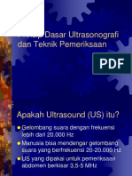 Prinsip Dasar Ultrasonografi