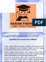 Mengapa Pentingnya Mengkonsumsi Garam Beryodium Setiap Hari