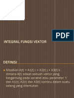 Integral Fungsi Vektor 
