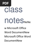 class notes Microsoft Office Word Document.docx