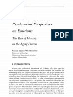 Psy Chosocial Perspectives On Emotions: The Role of Iden Tity in The Aging Process