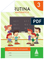 406 Cuaderno Del Estudiante Rutina 3° 2018 PDF