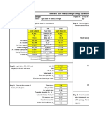 112479005 Shell and Tube Heat Exchanger Spreadsheet