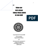 Bahan Ajar Mata Kuliah Tindak Pidana Khusus Di Luar Kuhp