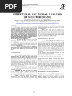 Structural and Modal Analysis of Scooter Frame: D.Mohankumar, R. Sabarish, Dr. M. Premjeyakumar