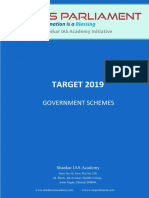 Target 2019 Government Schemes PDF