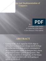 ASIC Design and Implementation of Counters: Project Guide DR.T Surendar Reddy