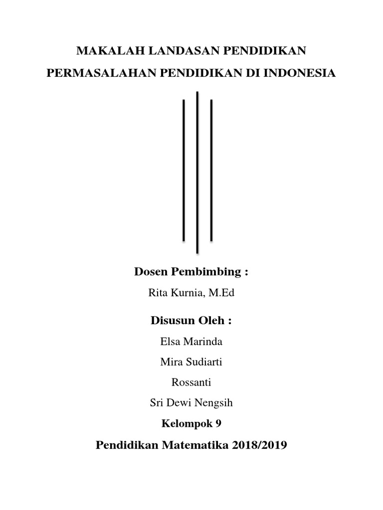 Makalah Landasan Pendidikan 1 Docx